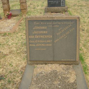 ANTWERPEN Johanna Jacomina, van 1867-1956