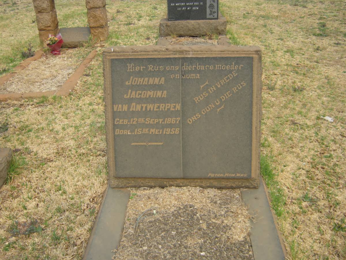 ANTWERPEN Johanna Jacomina, van 1867-1956