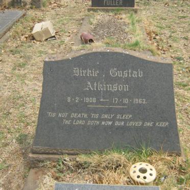 ATKINSON Dirkie Gustav 1908-1963