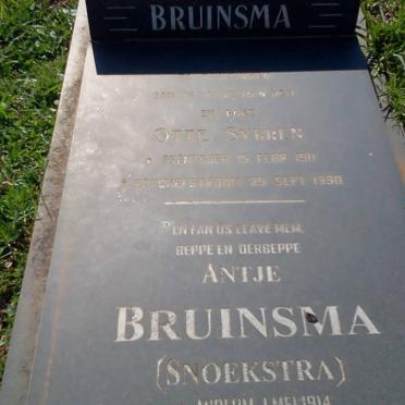 BRUINSMA Otte Sybren 1911-19?0 &amp; Antje SNOEKSTRA 1914-