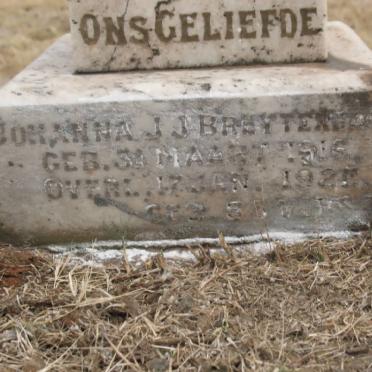 BREYTENBACH Johanna J.J. 1916-1925