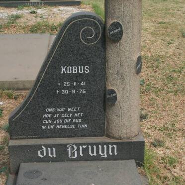 BRUYN Kobus, du 1941-1975