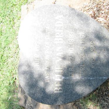 BREDA Bellie, van 1899-1967