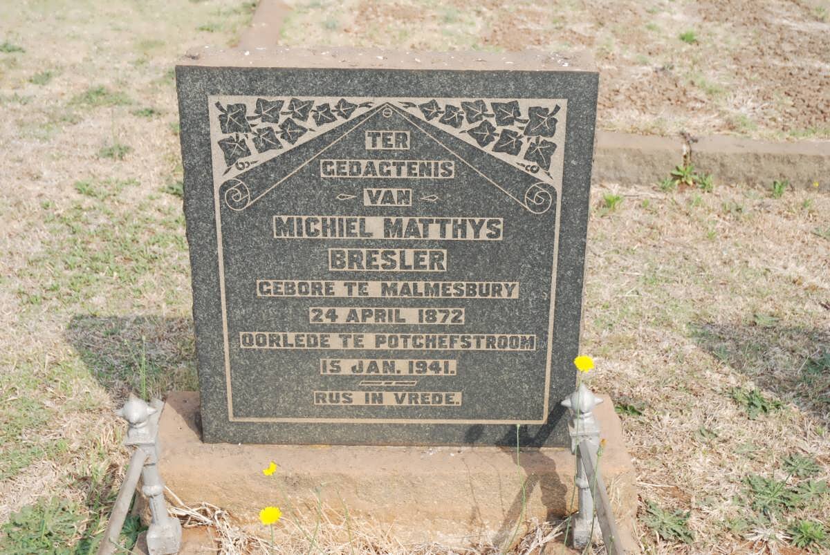 BRESLER Michiel Matthys 1872-1941