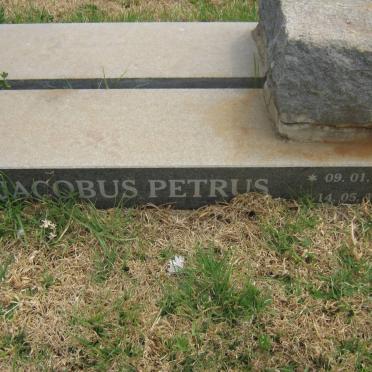 BURICK Jacobus Petrus, van 1952-1999