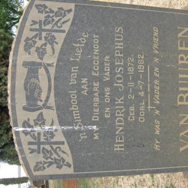 BUUREN Hendrik Josephus, van 1872-1962