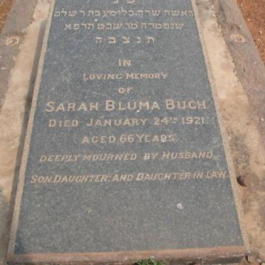 BUCH Sarah Bluma -1921