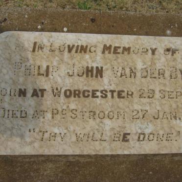 BYL Philip John, van der 1851-1927