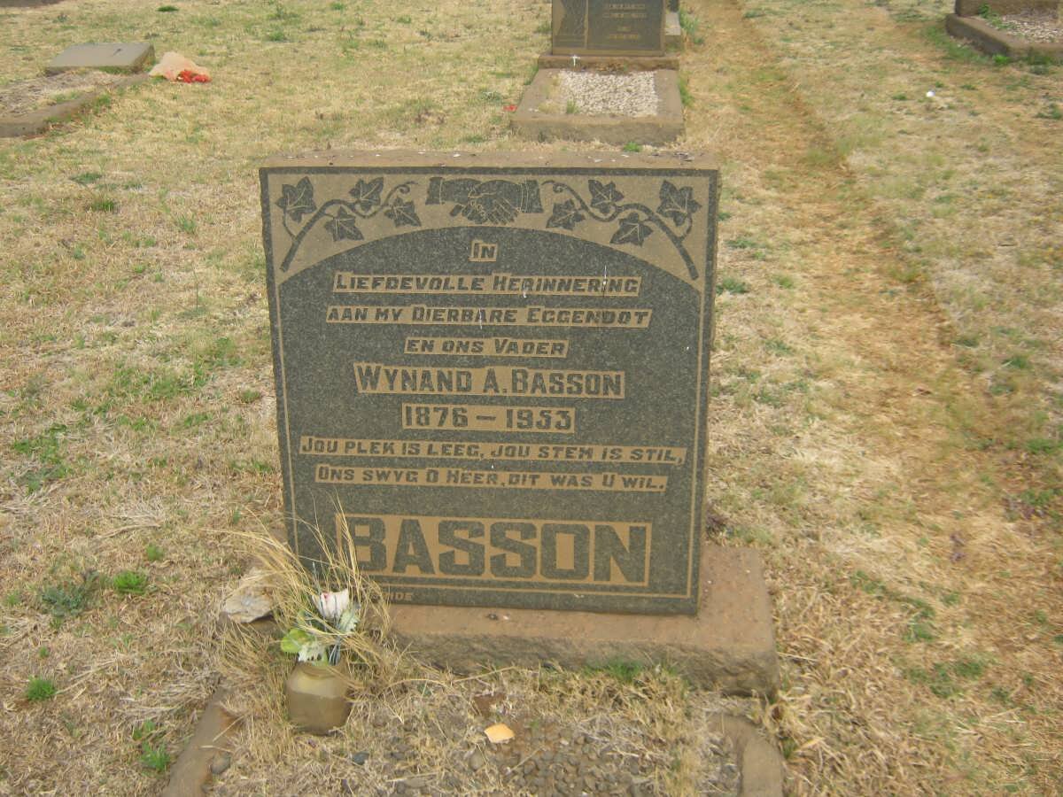BASSON Wynand A. 1876-1953