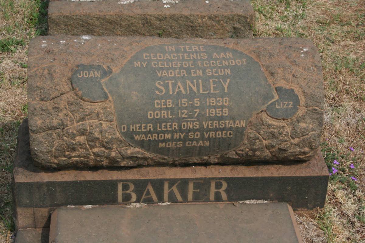 BAKER Stanley 1930-1959