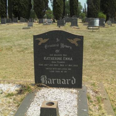 BARNARD Catherine Emma FRANCIS 1885-1969