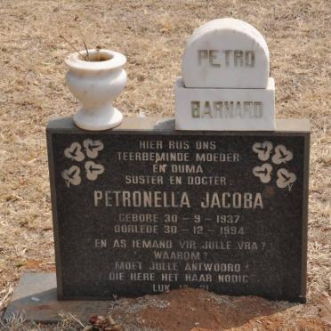 BARNARD Petronella Jacoba 1937-1994