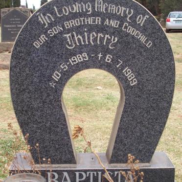 BAPTISTA Thierry 1989-1989