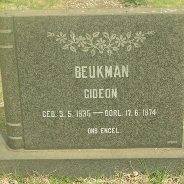 BEUKMAN Gideon 1935-1974