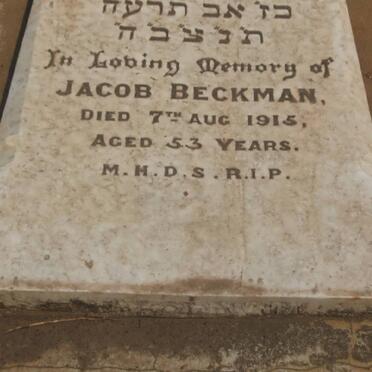 BECKMAN Jacob -1915