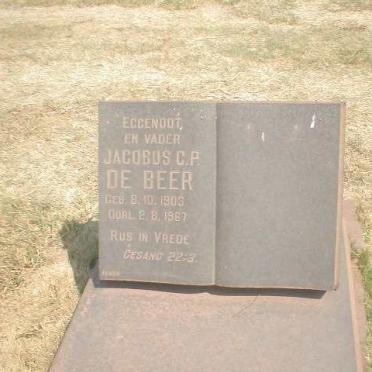 BEER Jacobus C.P., de 1903-1967