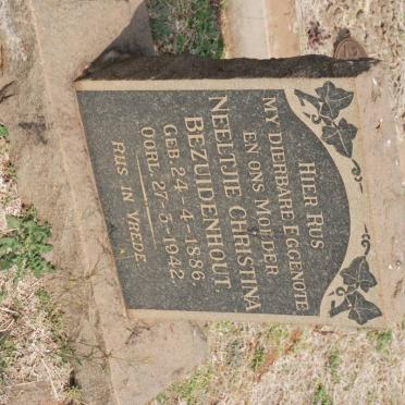 BEZUIDENHOUT Neeltjie Christina 1886-1942