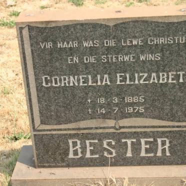 BESTER Cornelia Elizabet 1885-1975