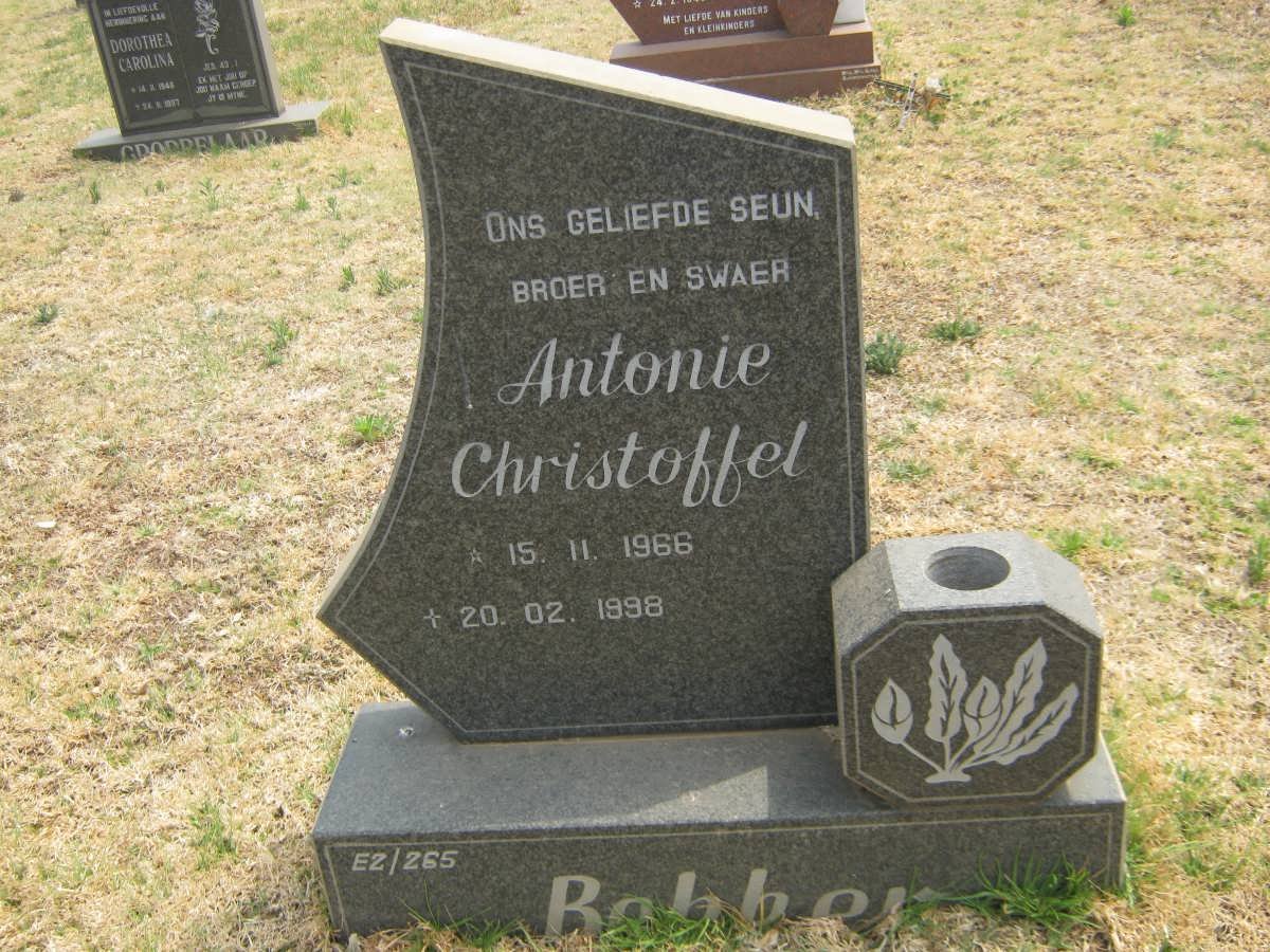 BEKKER Antonie Christoffel 1966-1998