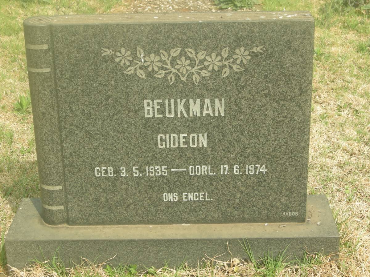 BEUKMAN Gideon 1935-1974
