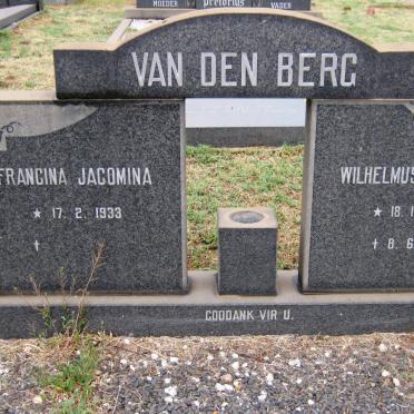 BERG Wilhelmus Jacobus, van den 1921-1977 &amp; Francina Jacomina 1933-