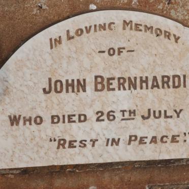 BERNHARDI John -1935