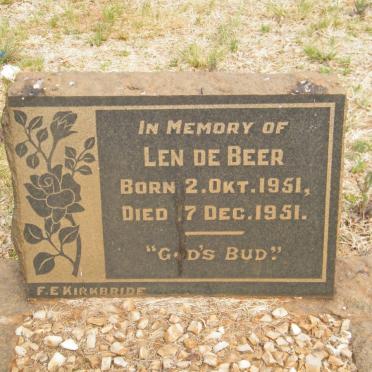 BEER Len, de 1951-1951