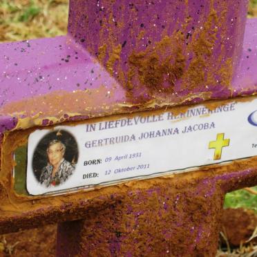 BILJON Gertruida Johanna Jacoba, van 1932-2011