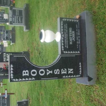 BOOYSEN Hatting John 1949-2007