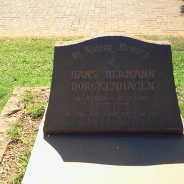 BORCKENHAGEN Hans Hermann 1882-1963