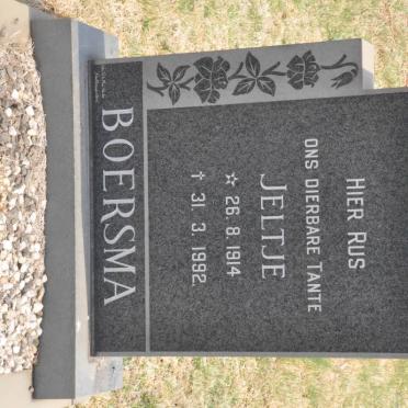 BOERSMA Jeltje 1914-1992