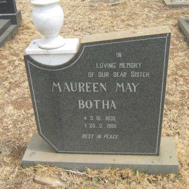 BOTHA Maureen May 1930-1985