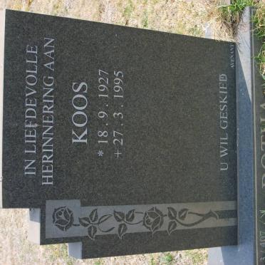 BOTHA Koos 1927-1995