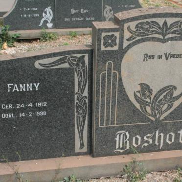 BOSHOFF de Wet 1901-1976 &amp; Fanny 1912-1998