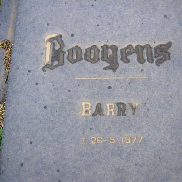 BOOYENS Barry -1977