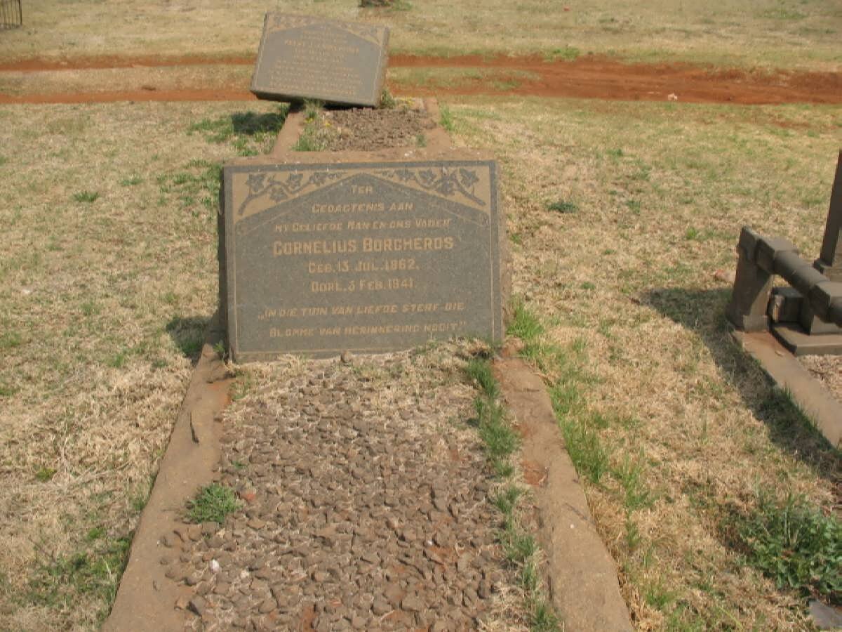 BORCHERDS Cornelius 1862-1941