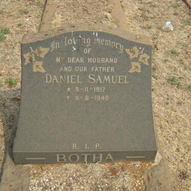 BOTHA Daniel Samuel 1917-1949