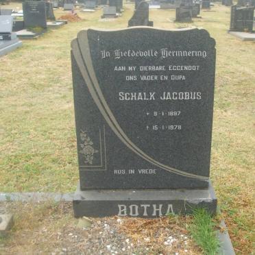 BOTHA Schalk Jacobus 1897-1978