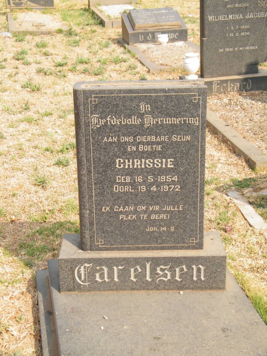 CARELSEN Chrissie 1954-1972