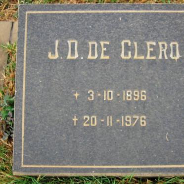 CLERQ J.D., de 1896-1976