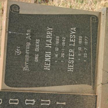 COQUI Henri Harry 1889-1942 &amp; Hester Lesya 1899-1977