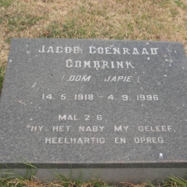 COMBRINK Jacob Coenraad 1918-1996