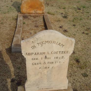 COETZEE Abraham L. 1872-1918
