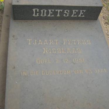 COETSEE Tjaart Petrus Nicolaas -1951