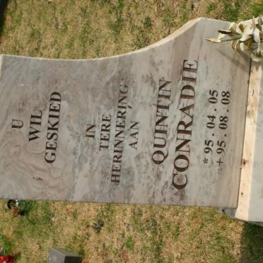 CONRADIE Quintin 1995-1995