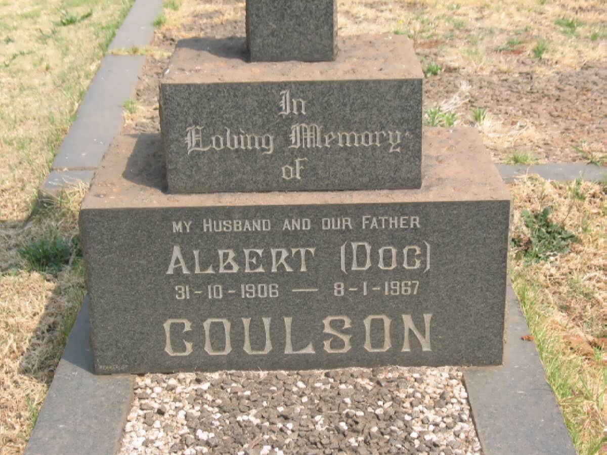 COULSON Albert 1906-1967