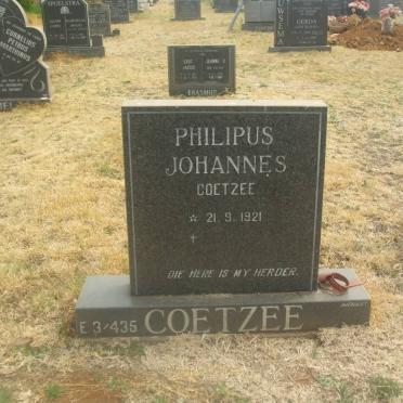 COETZEE Philippus Johannes 1921-2000