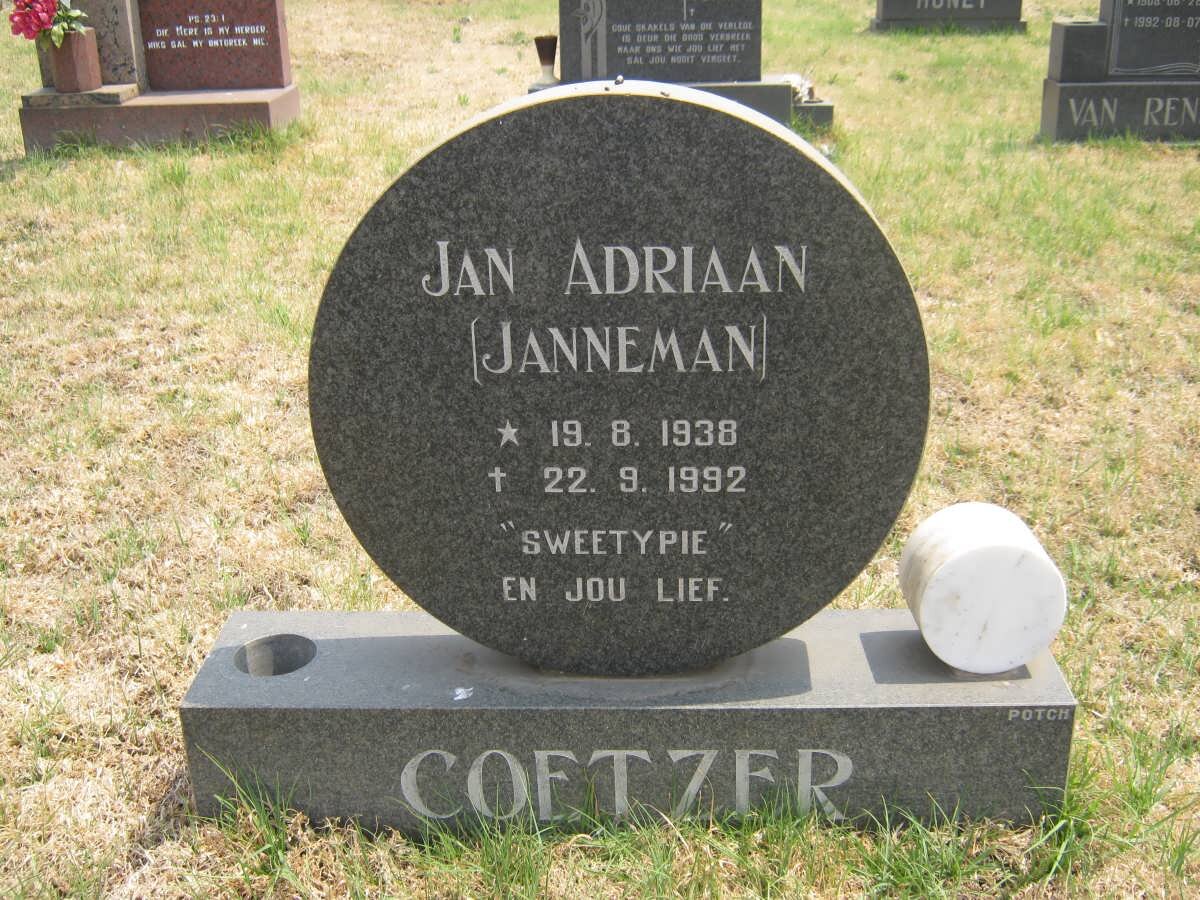 COETZER Jan Adriaan 1938-1992