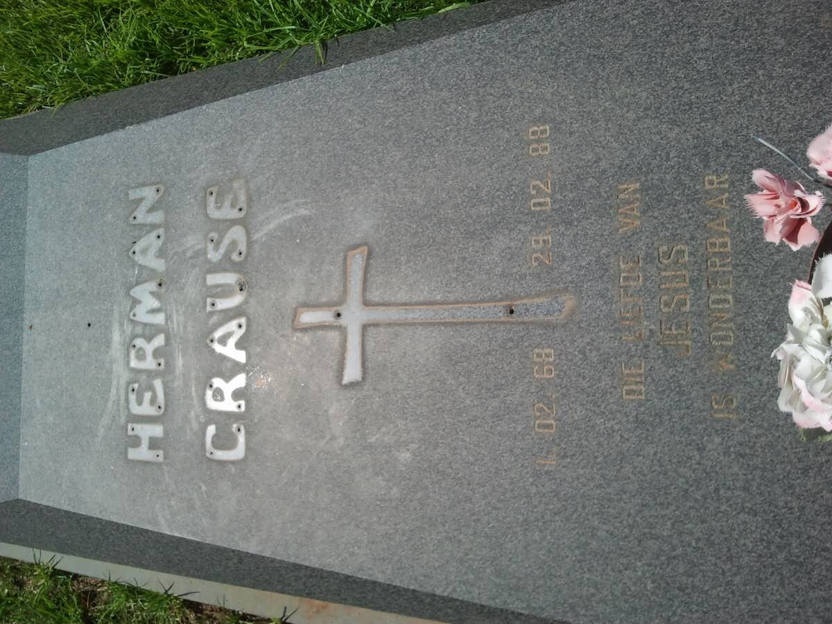 CRAUSE Herman 1968-1988