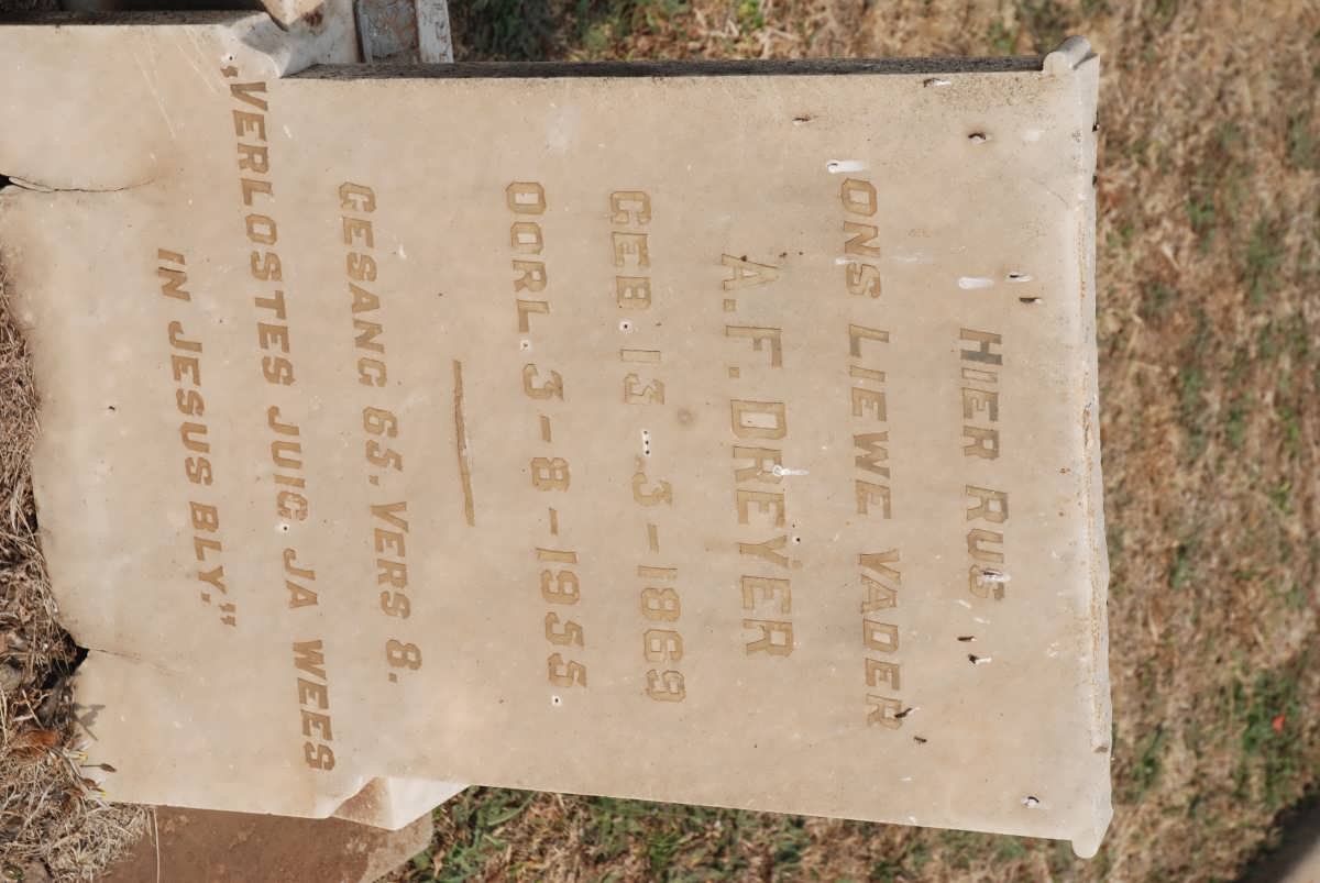 DREYER A.F. 1869-1955